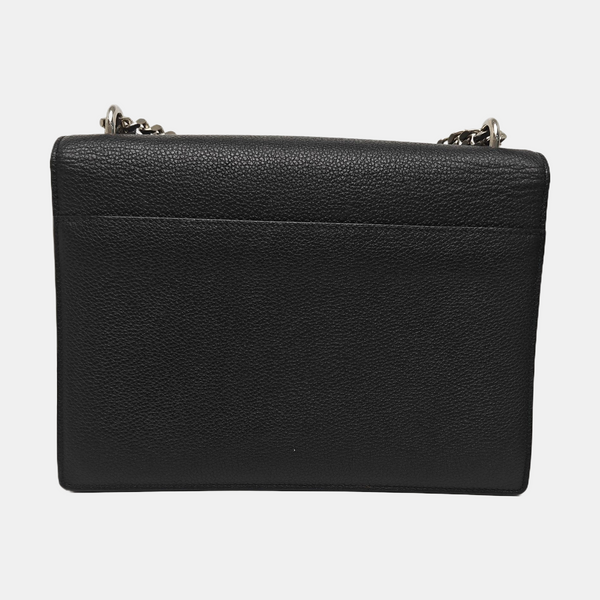SUNSET Medium Calfskin Black