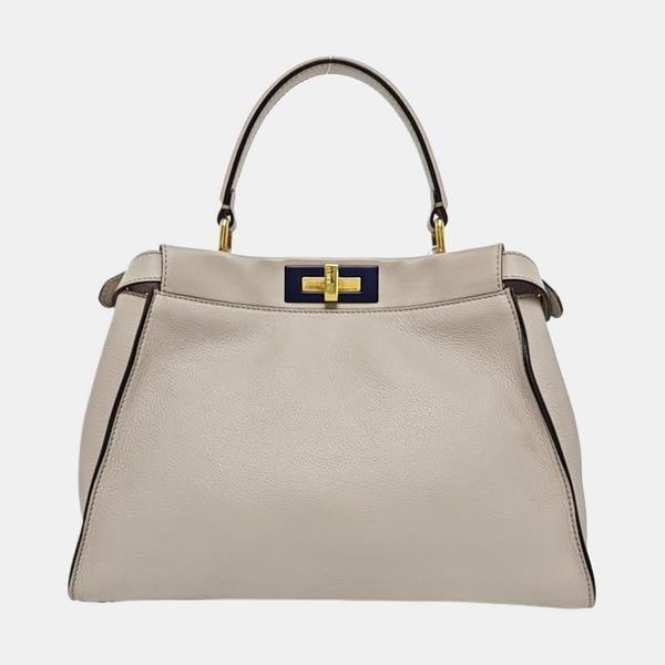 Peekaboo Medium Calfskin Gray
