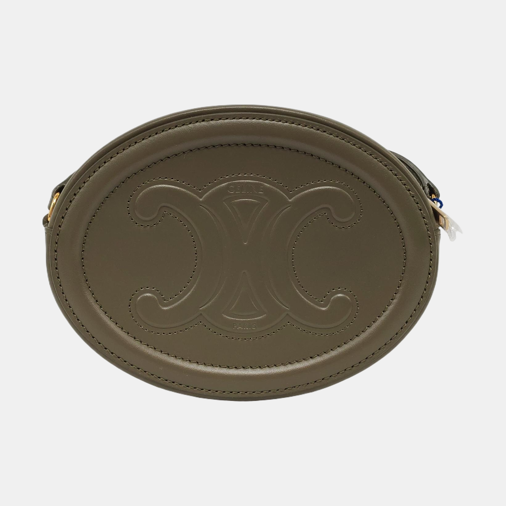Authenticated pre-owned  TRIOMPHE Calfskin Green - Shoulder Bag at Looply