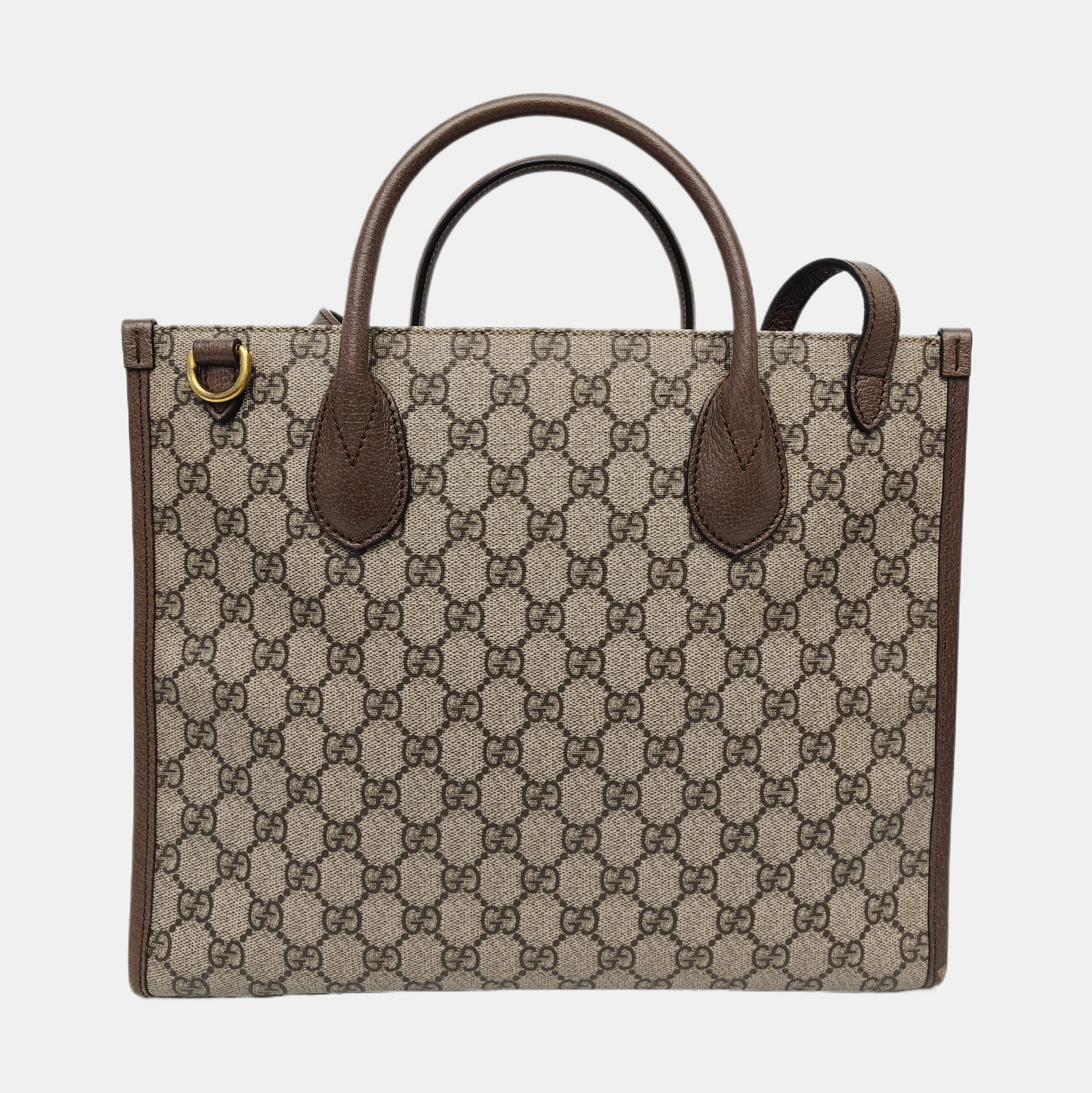 Disney X Gucci Monogram Coated Canvas Beige