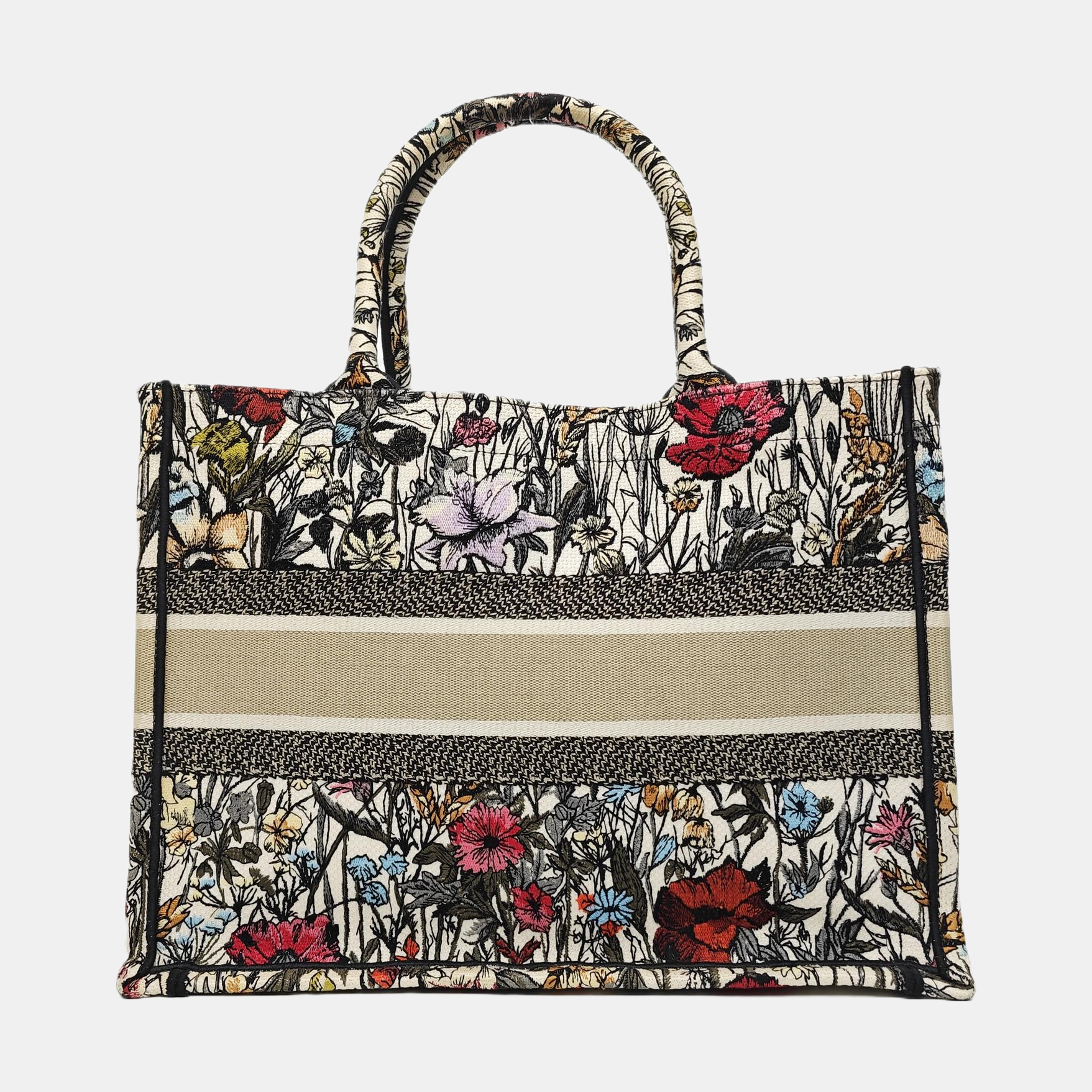 Book Tote Medium Fabric Multicolor