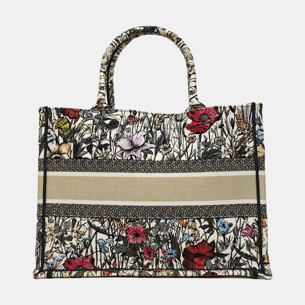Book Tote Medium Fabric Multicolor