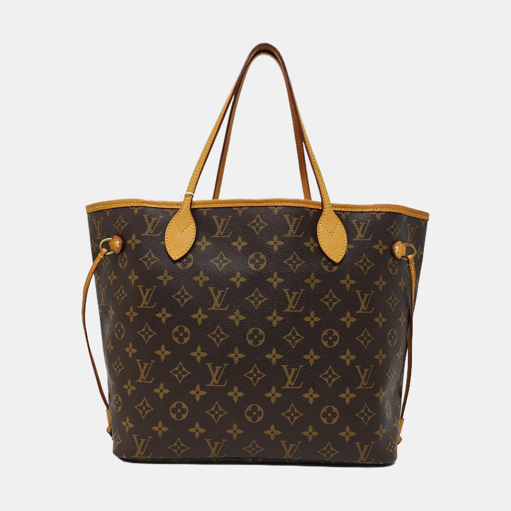 NEVERFULL MM Monogram Coated Canvas Brown