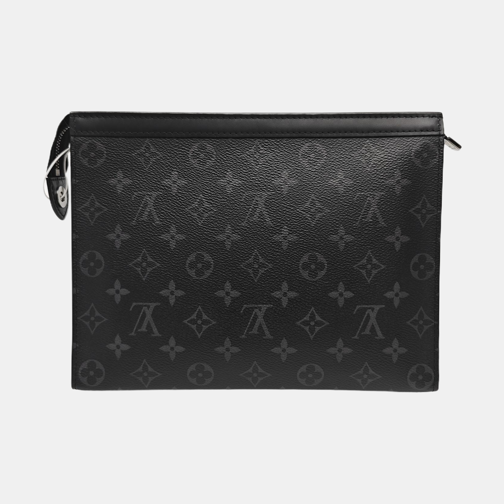 Pochette Voyag MM Monogram Coated Canvas Black