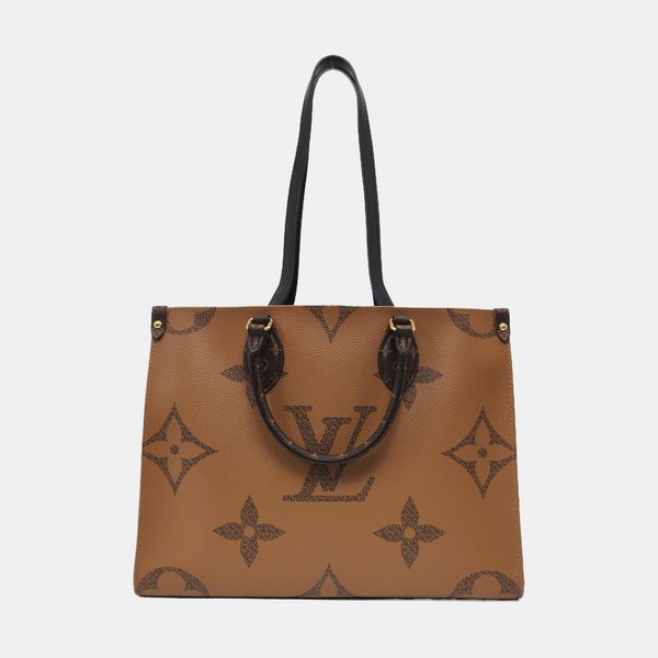 ONTHEGO MM Monogram Coated Canvas Brown