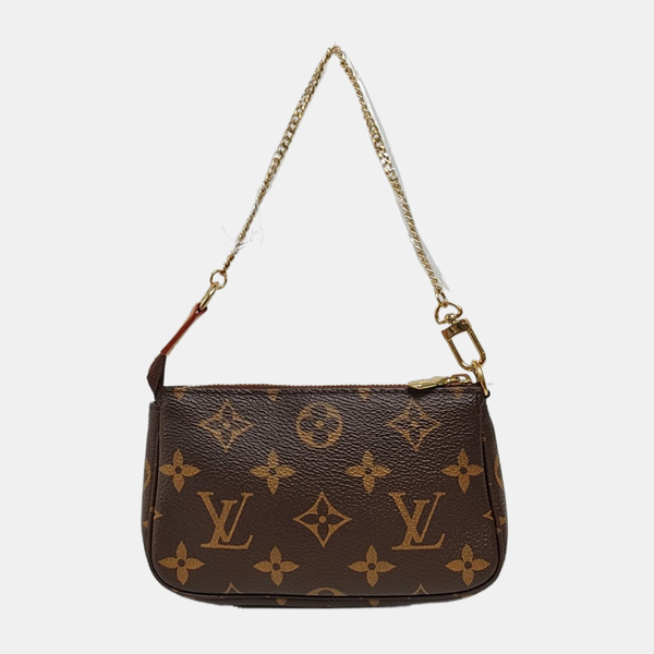 ACCESSOIRES Mini Monogram Coated Canvas Brown
