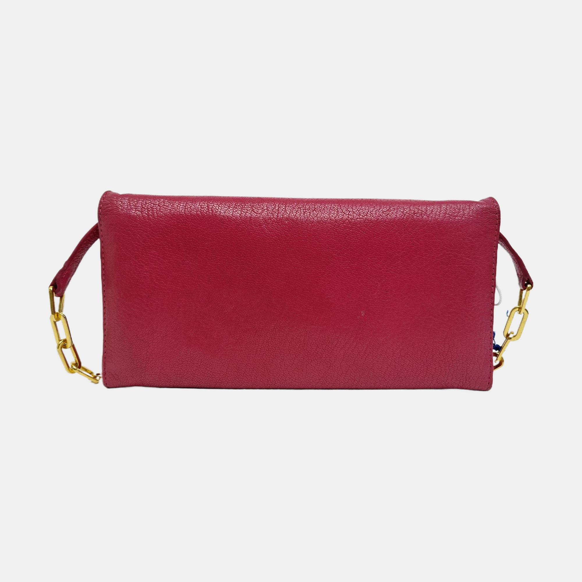 Calfskin Shoulder Bag Red