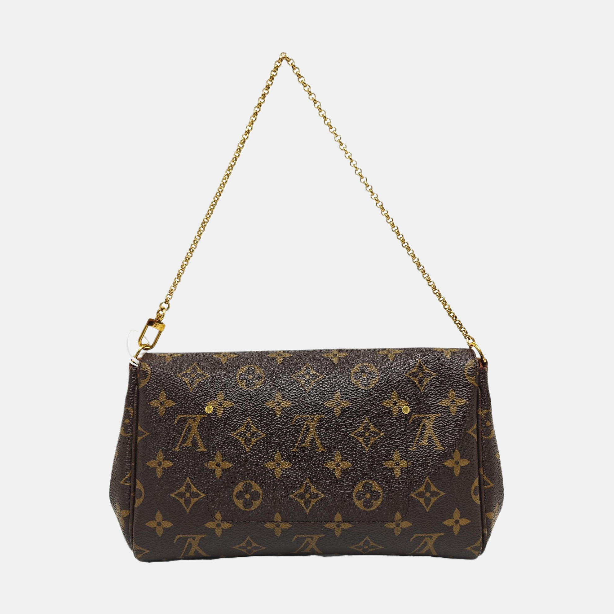 FAVORITE MM Monogram Coated Canvas Brown