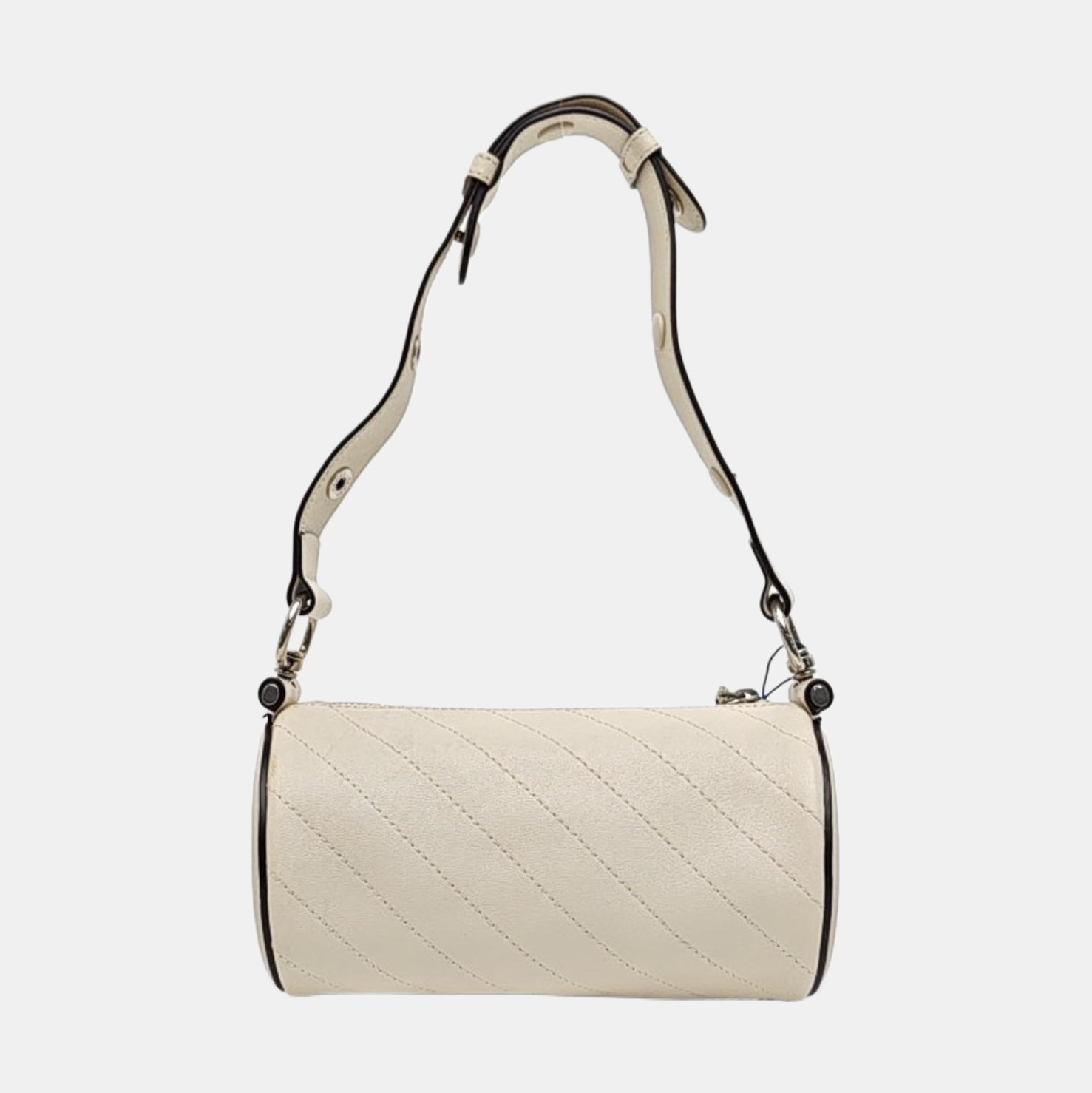 Blondie Mini Quilted Calfskin White