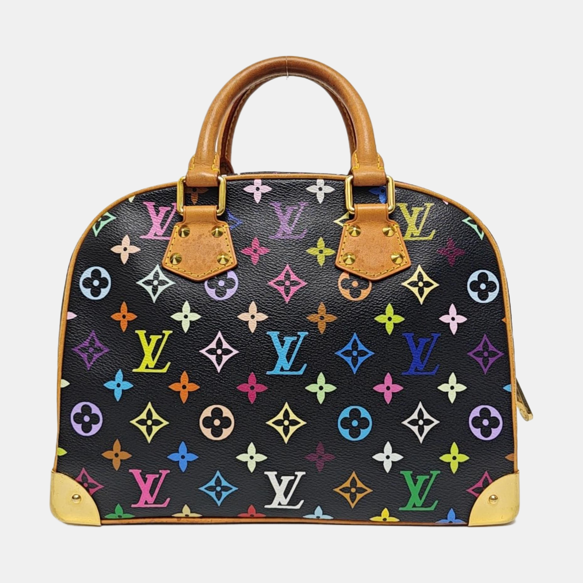 LV × TM DEAUVILLE Monogram Coated Canvas Black
