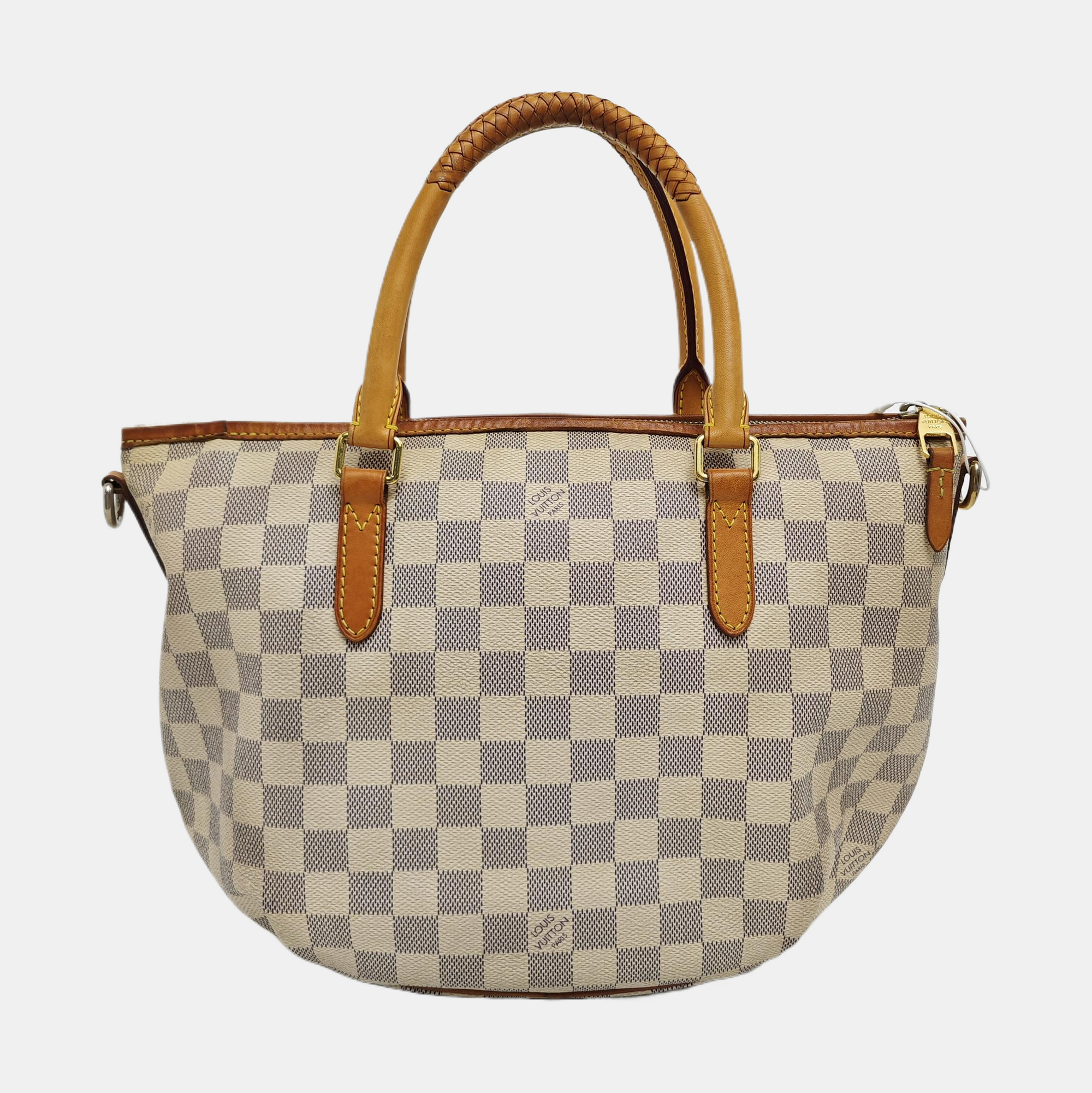 RIVIERA PM Damier Azur Coated Canvas White