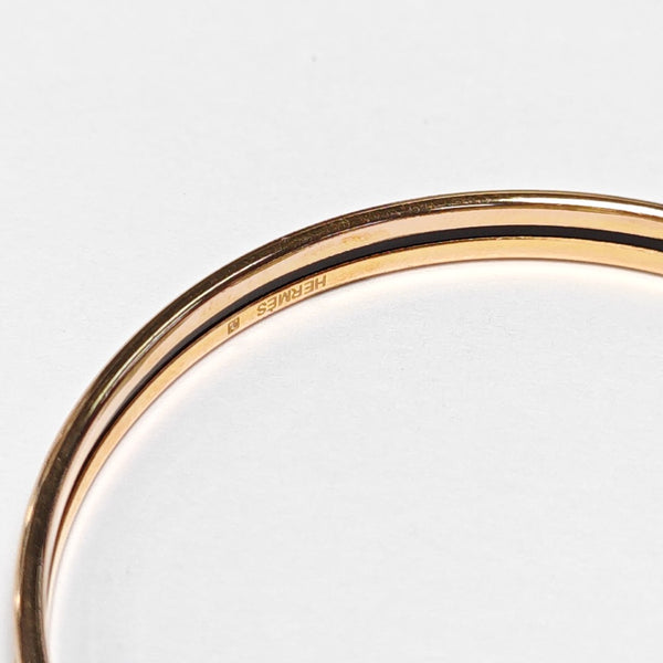 Email Metal White Bangle