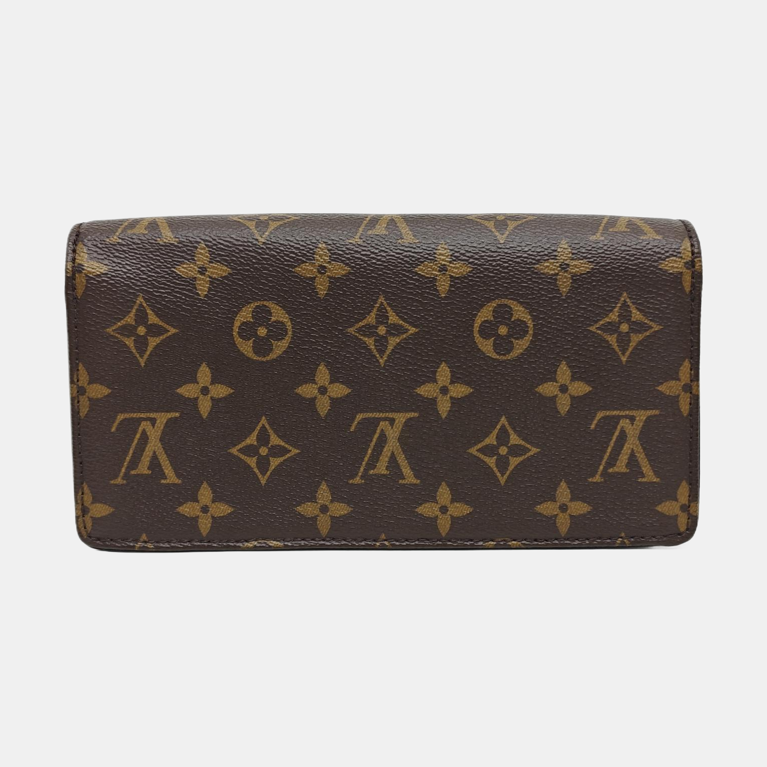 Lily Monogram Coated Canvas Brown