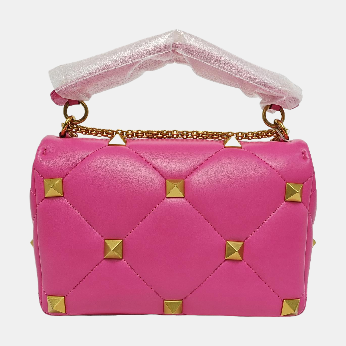 Roman Stud Lambskin Pink