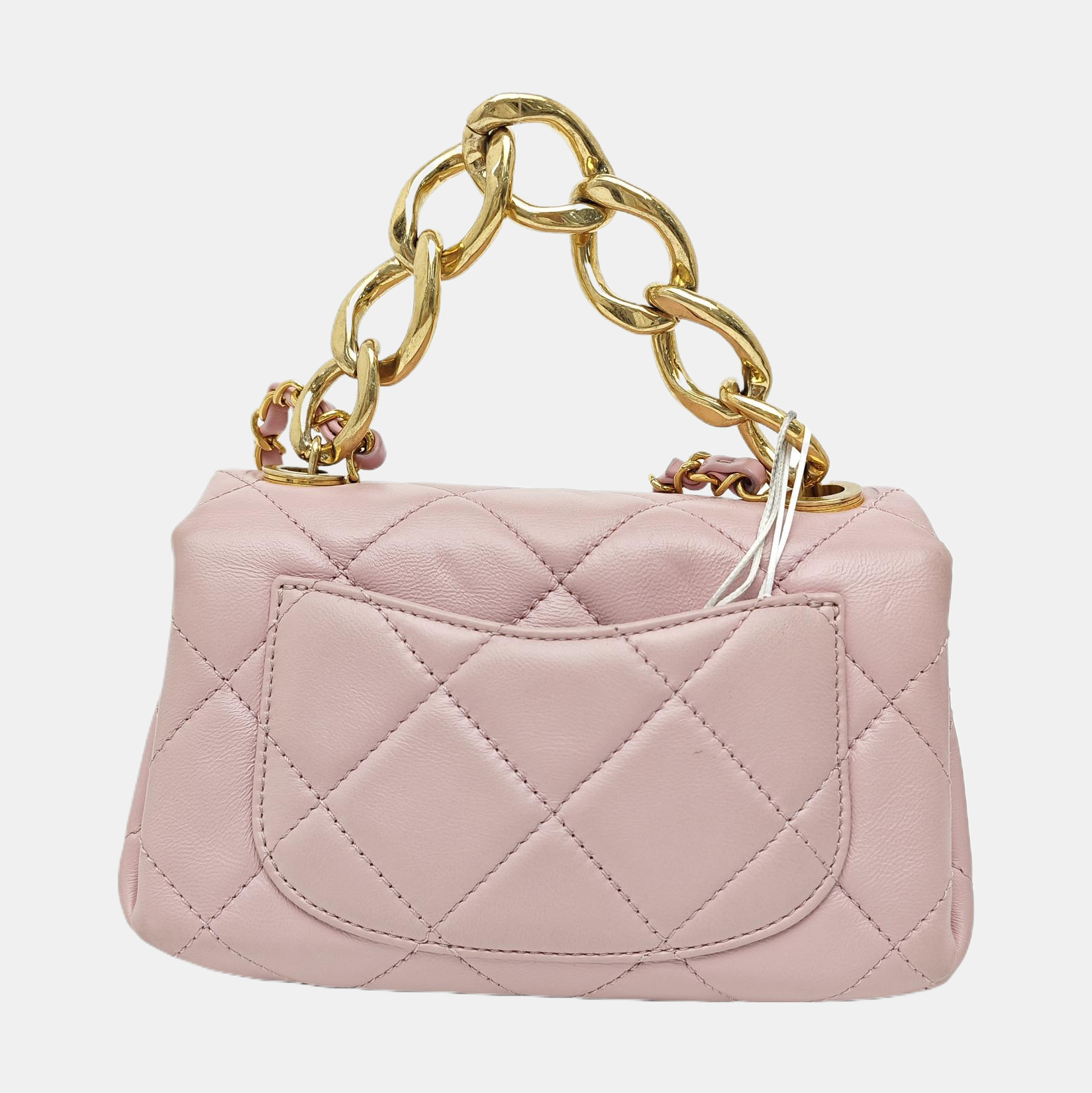 Quilted Lambskin Shoulder Bag Pink