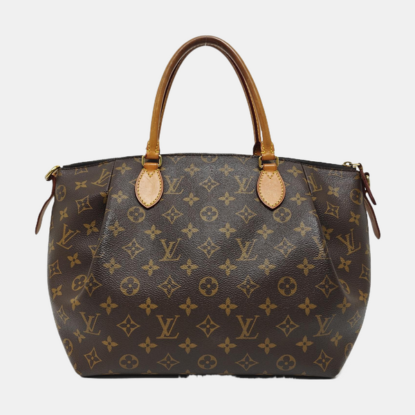 TURENNE GM Monogram Coated Canvas Brown