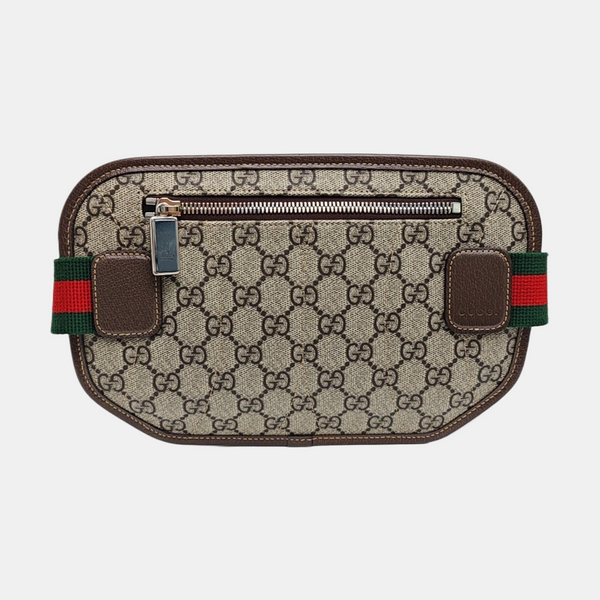 Monogram Coated Canvas Belt Bag Beige