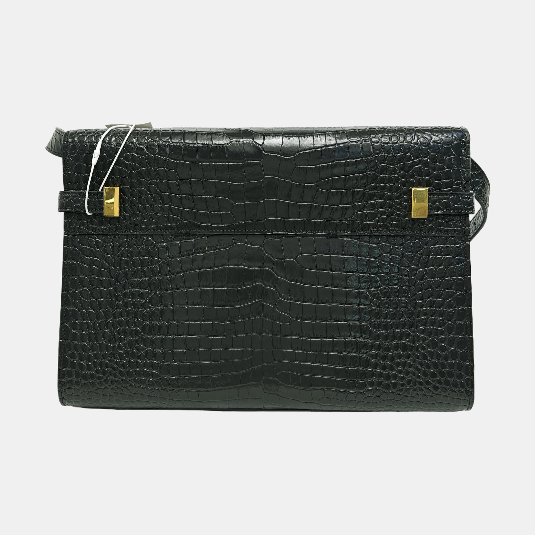 MANHATTAN Medium Calfskin Green