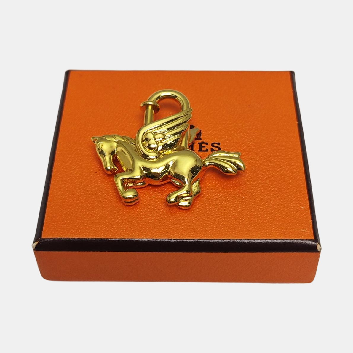 Metal Bag Charm Gold