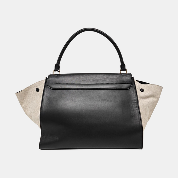 TRAPEZE Medium Calfskin Black
