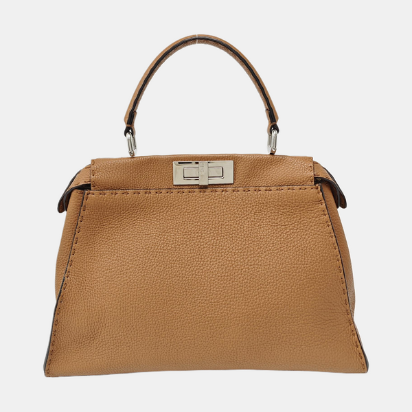 Peekaboo Medium Calfskin Brown