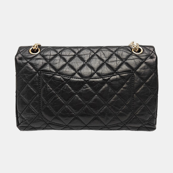 2.55 227 (jumbo) Quilted Calfskin Black