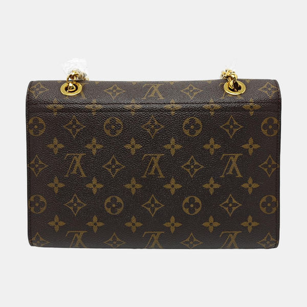 VICTOIRE Monogram Coated Canvas Brown
