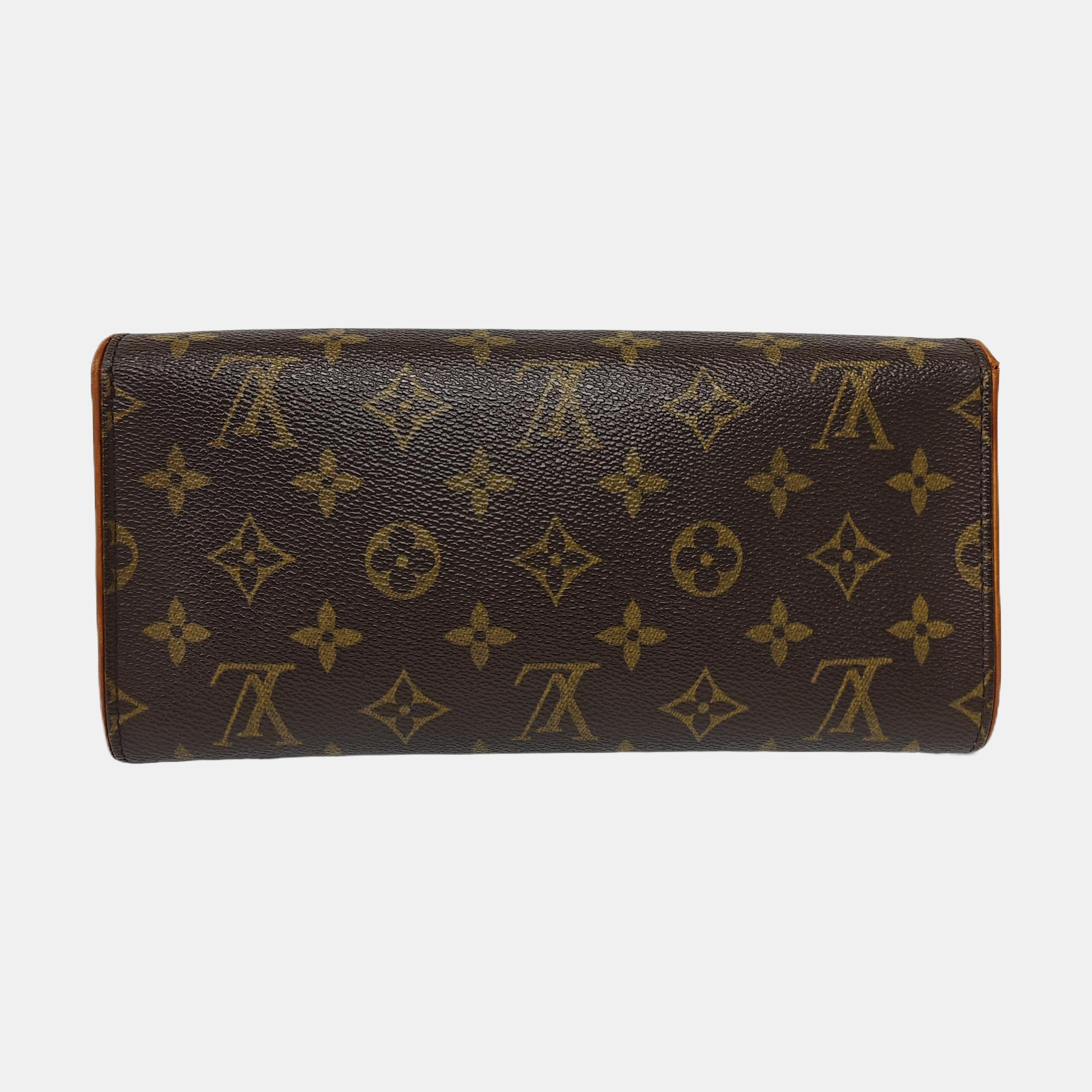 TWIN GM Monogram Coated Canvas Brown