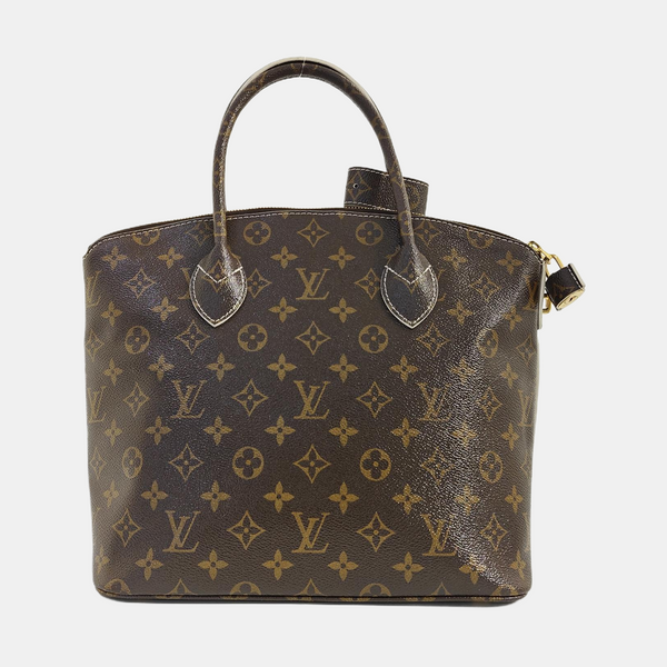 LOCKIT Monogram Coated Canvas Brown