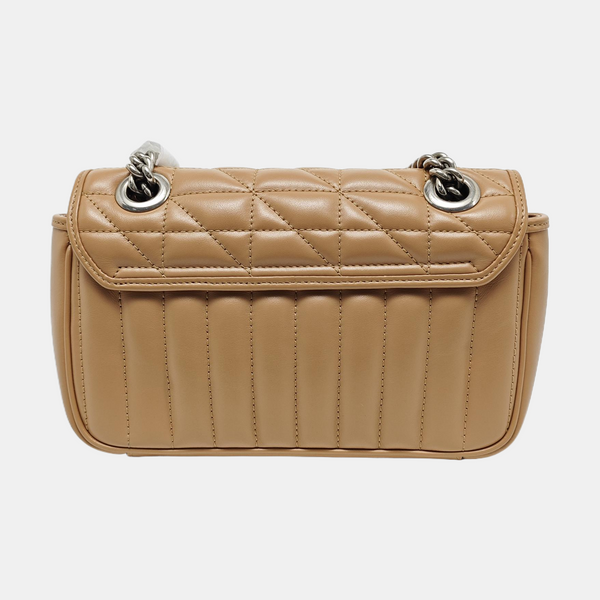 GG Marmont Small Quilted Calfskin Pink