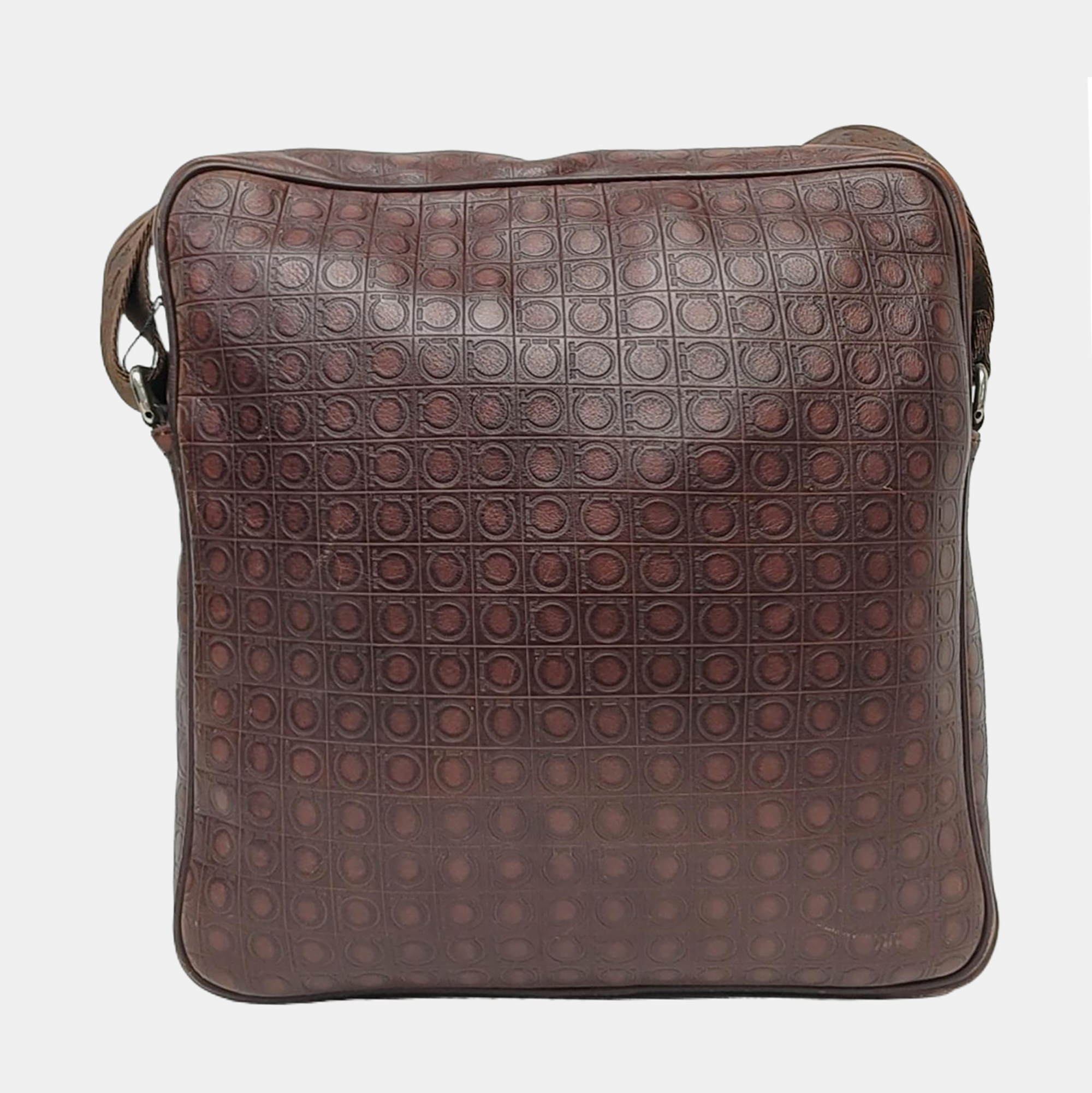 Calfskin Shoulder Bag Brown