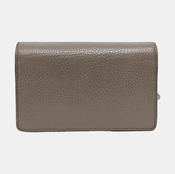 Authenticated pre-owned  Dionysus Super Mini Calfskin Grey - Shoulder Bag at Looply