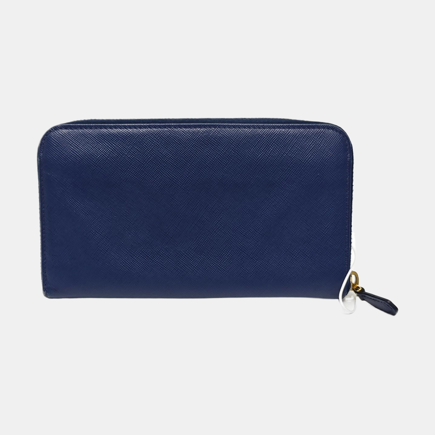 Zippy Wallet Saffiano Calfskin Blue Wallet