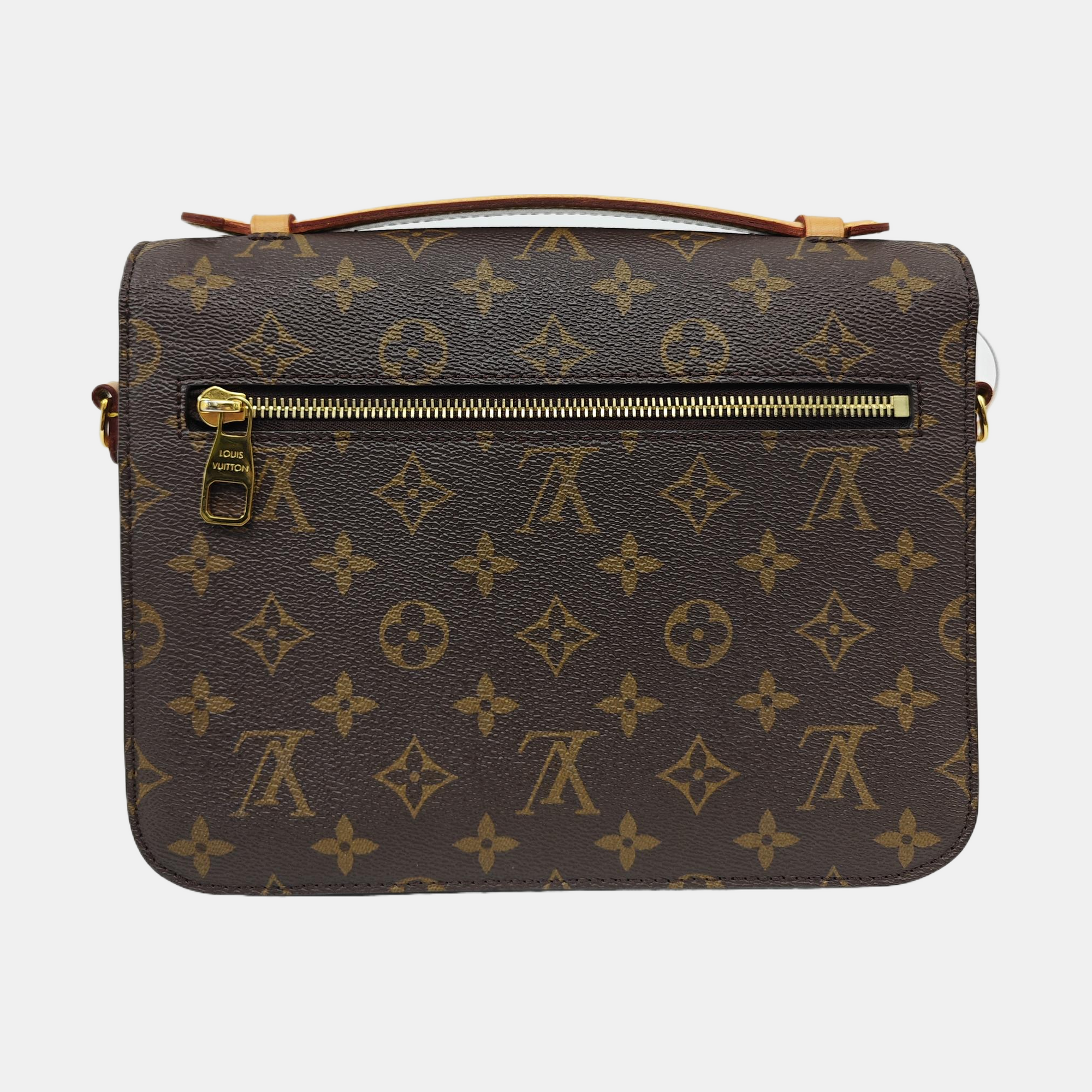 MÉTIS MM Monogram Coated Canvas Brown