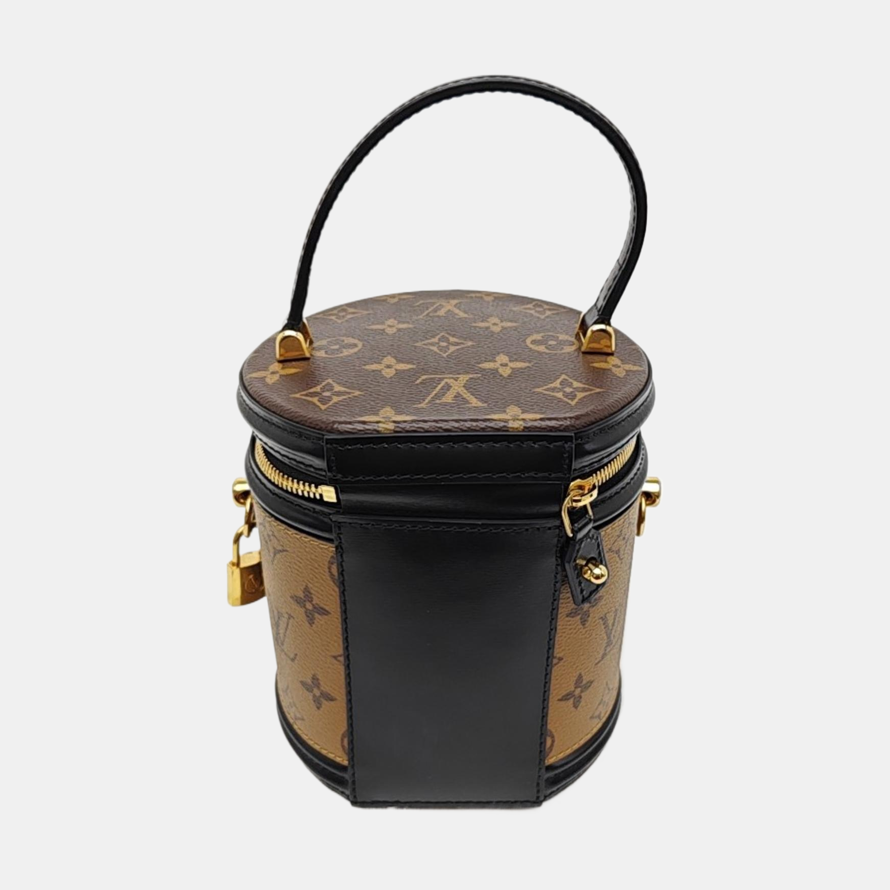 CANNES PM Monogram Coated Canvas Brown