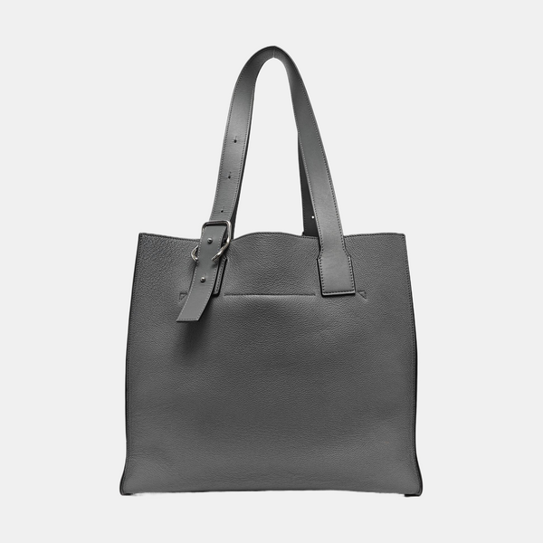 Buckle Calfskin Gray