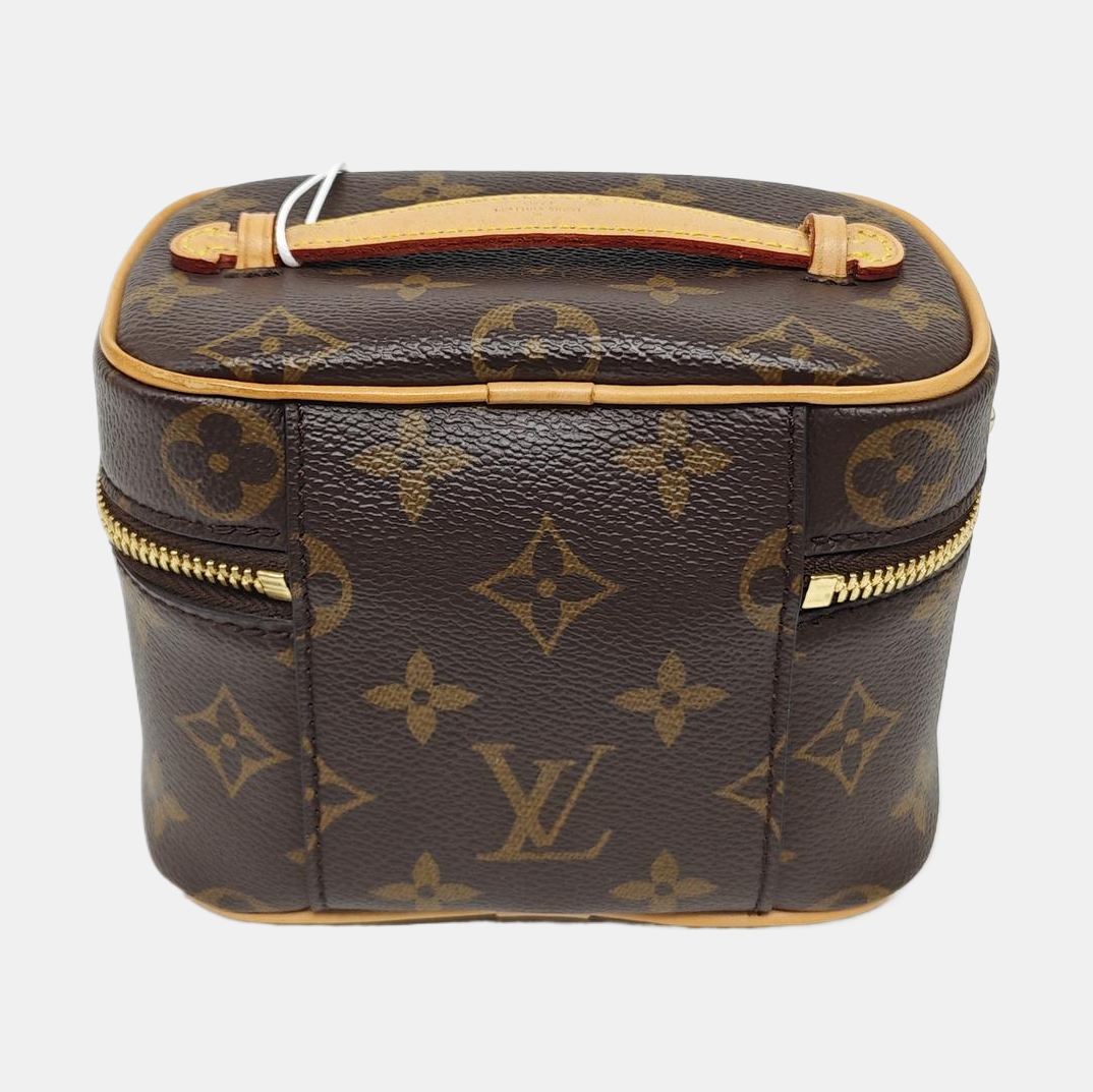 NICE Super Mini Monogram Coated Canvas Brown