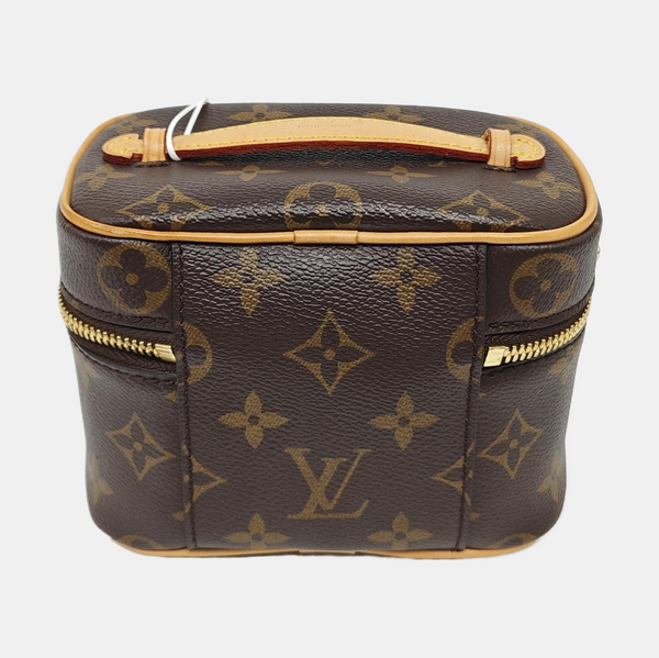 NICE Super Mini Monogram Coated Canvas Brown