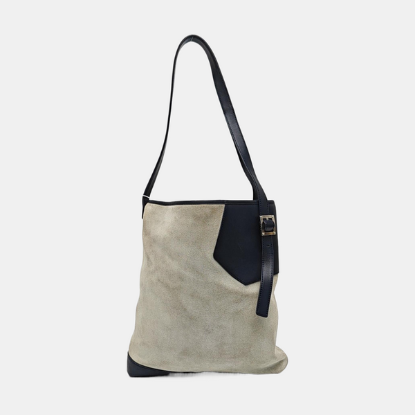 Suede Shoulder Bag Gray