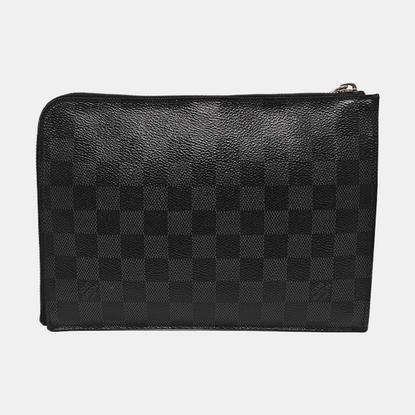Pochette Jour PM Damier Graphite Coated Canvas Gray