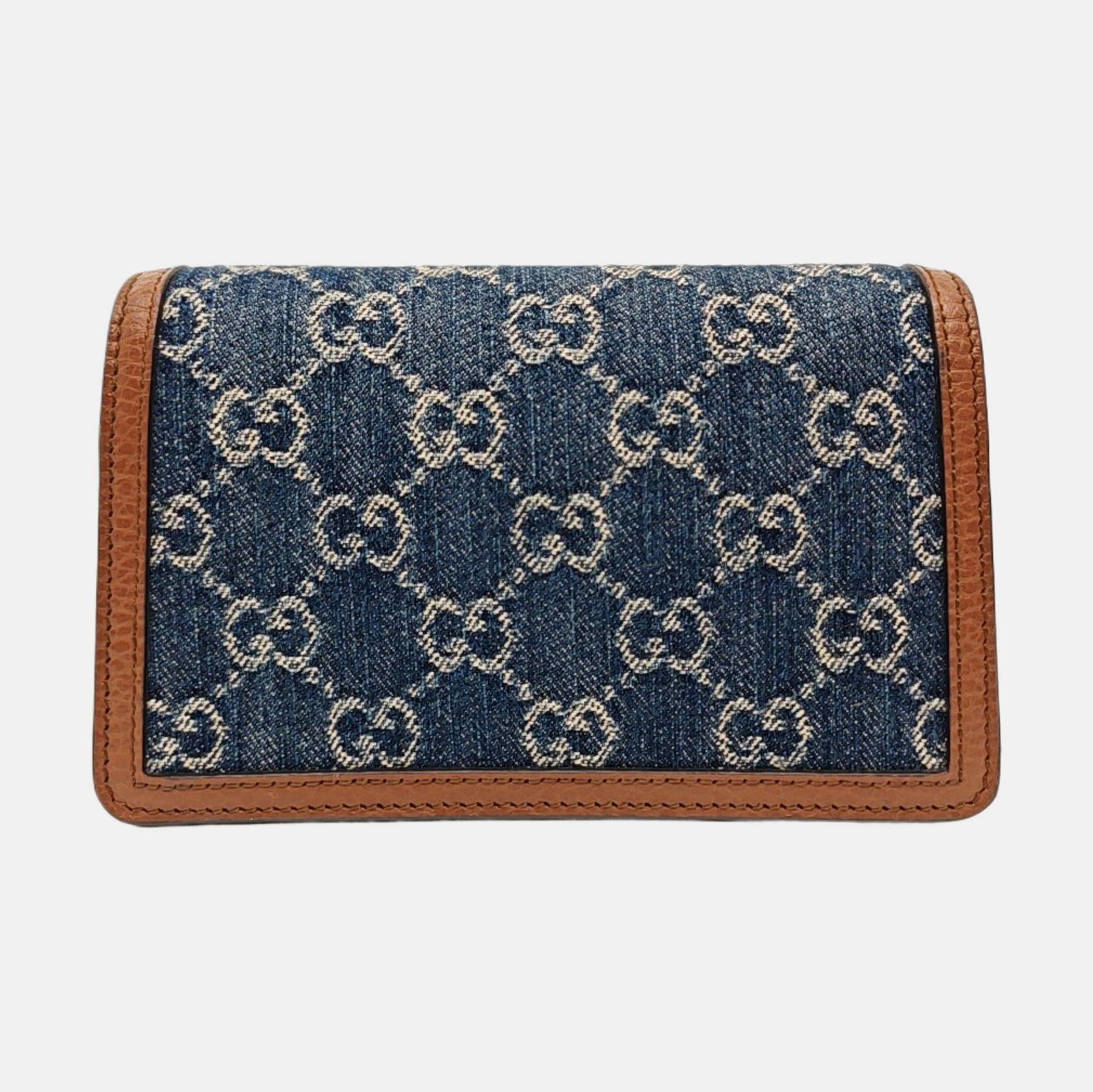 Dionysus Super Mini Monogram Denim Blue