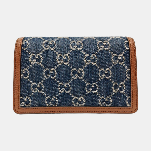 Dionysus Super Mini Monogram Denim Blue