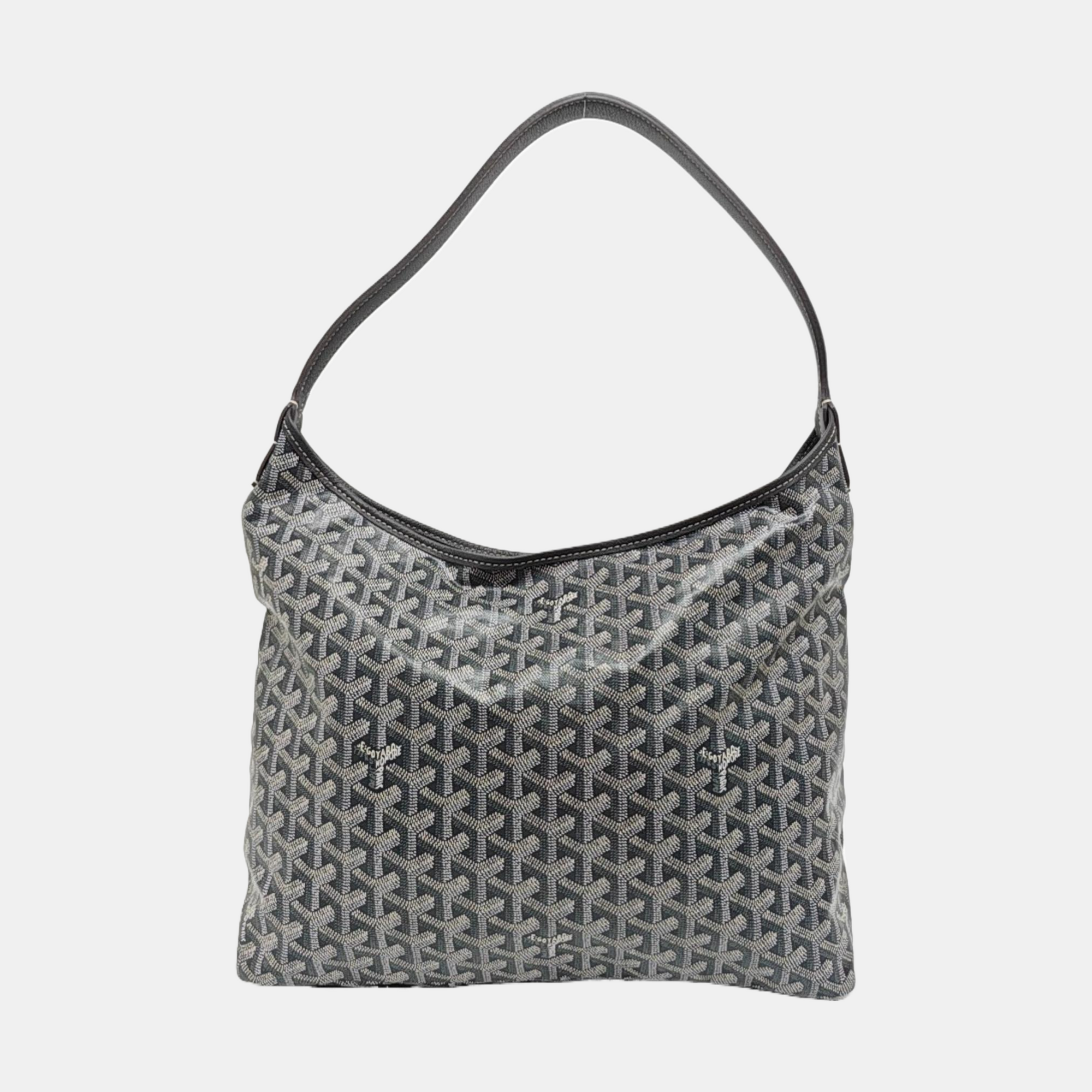 Hobo Coated Canvas Gray