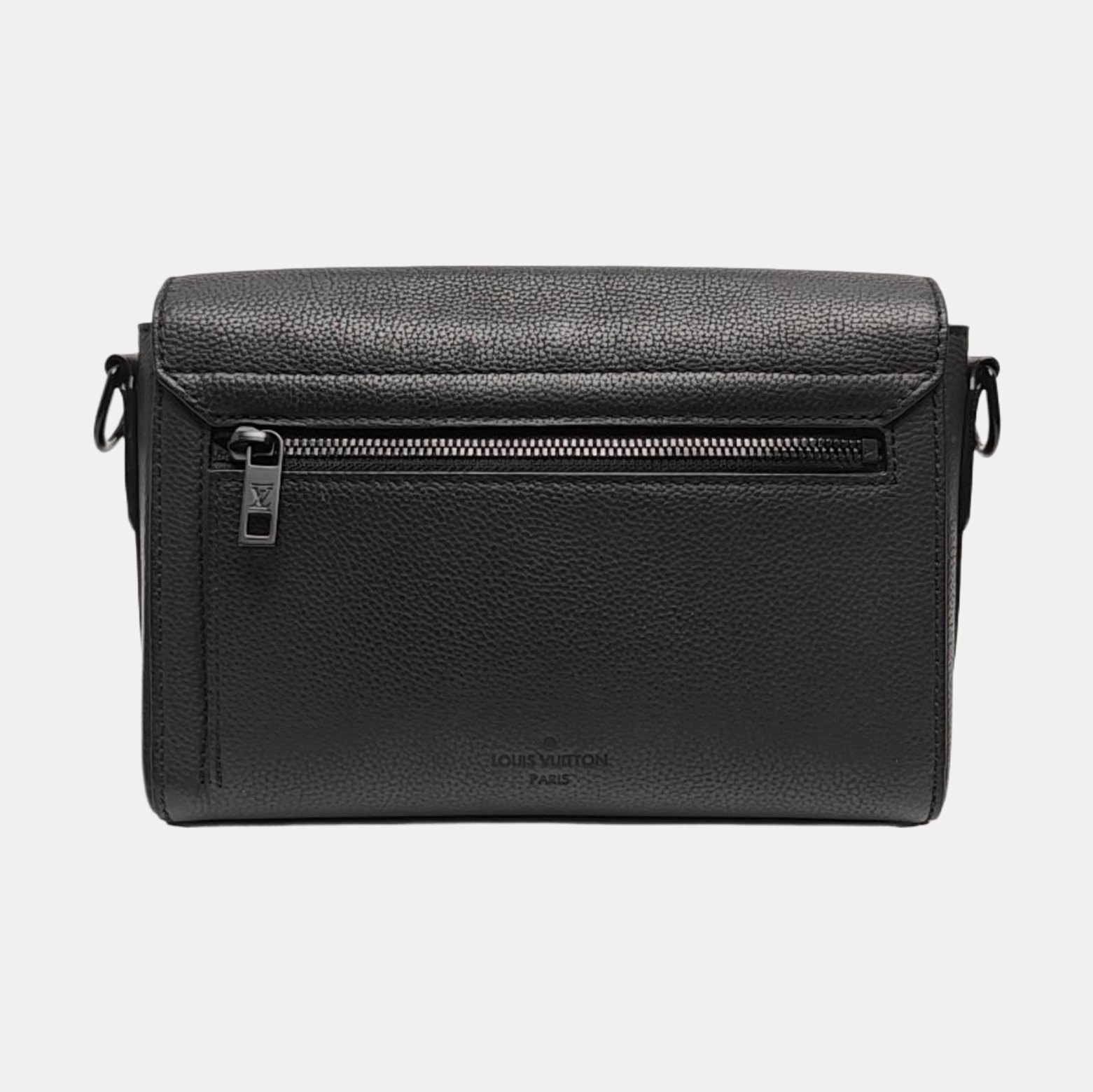 MESSENGER VOYAGE Calfskin Black