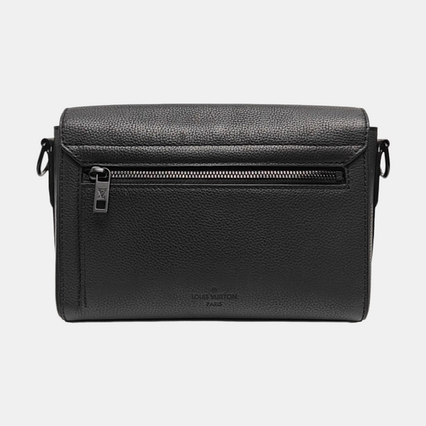 MESSENGER VOYAGE Calfskin Black
