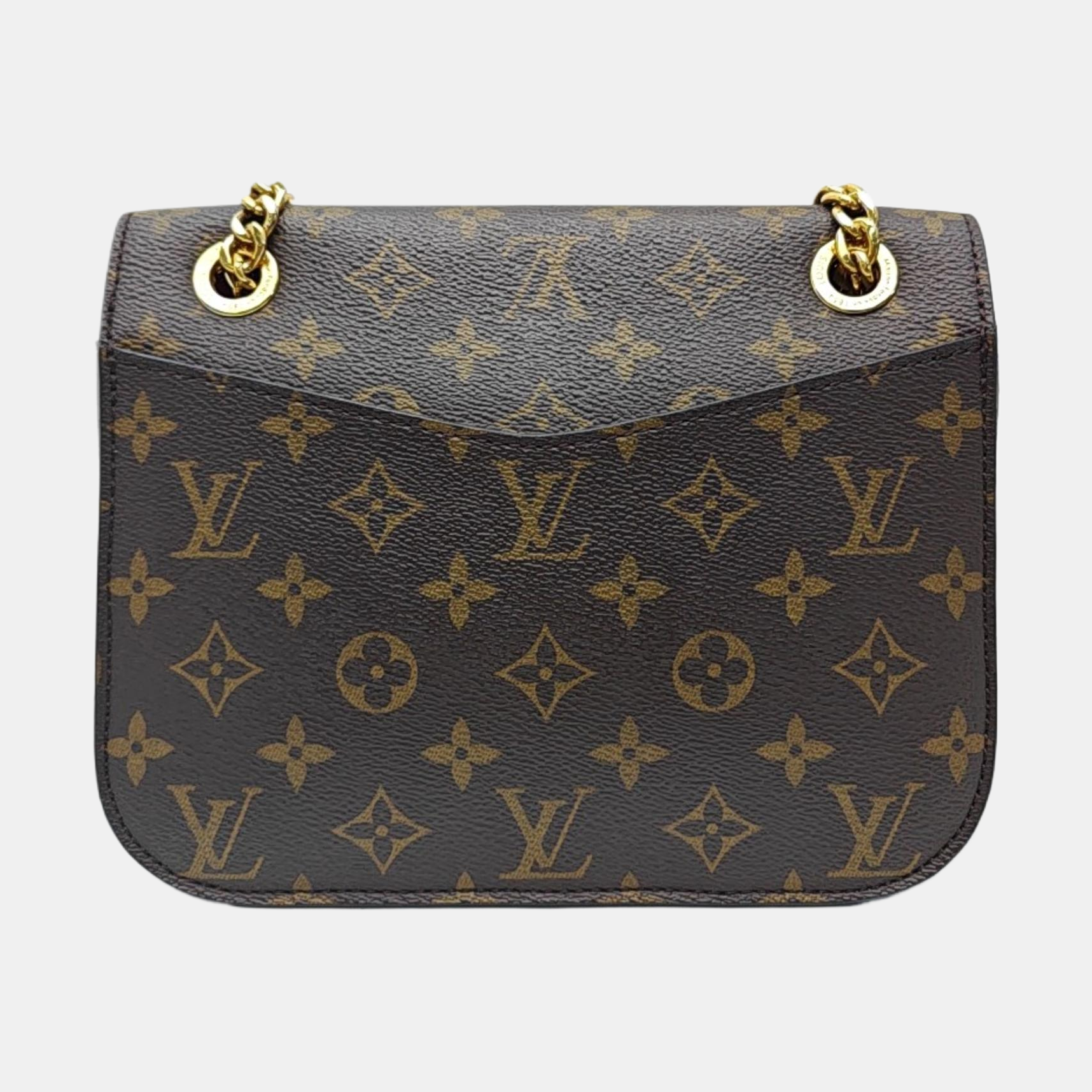 PASSY Monogram Coated Canvas Brown