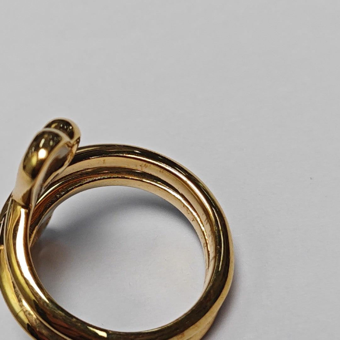 Metal Gold Ring EU 54