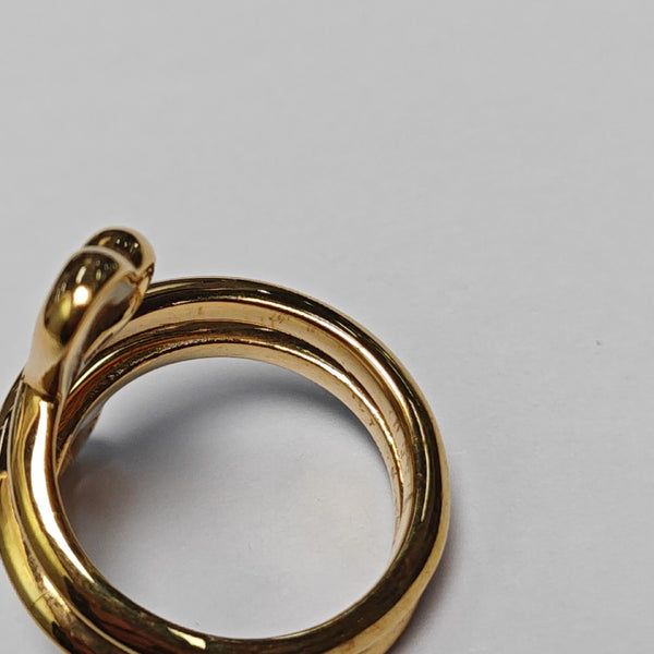 Metal Gold Ring EU 54