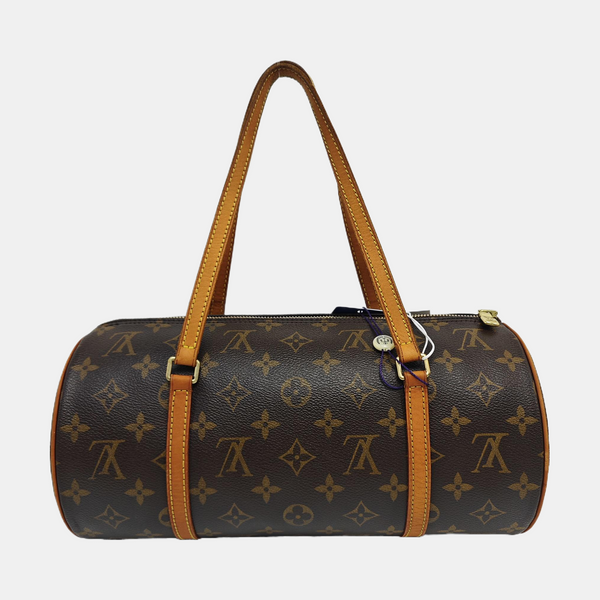 PAPILLON MM Monogram Coated Canvas Brown