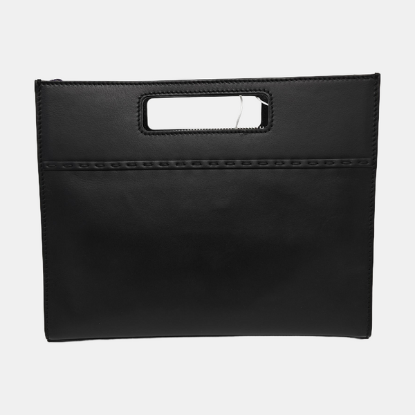 Quilted Calfskin Tote Bag Black